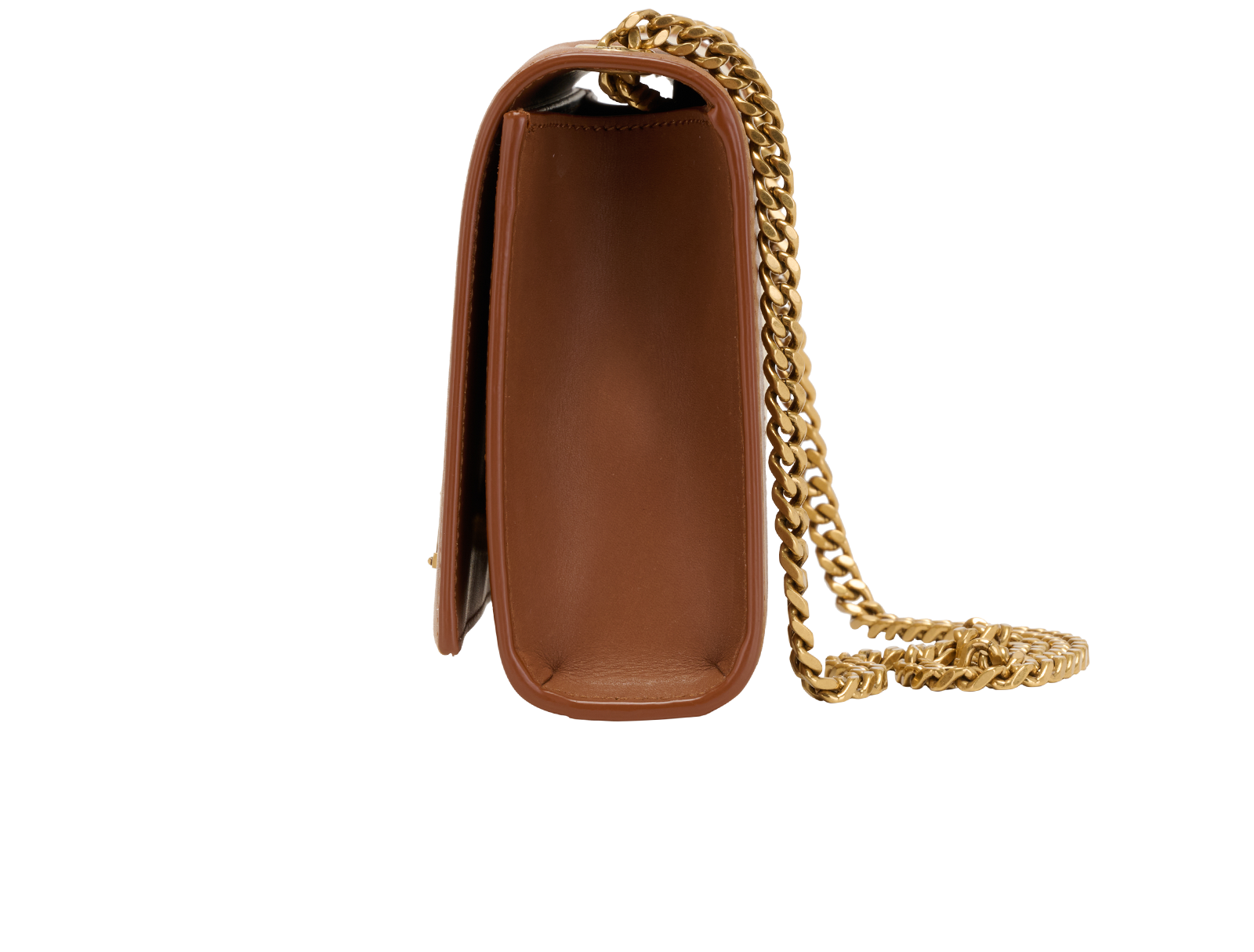 Kate Crossbody, &pound;750, Handbags, Cream/Tan, Canvas/Leather, Bottom view